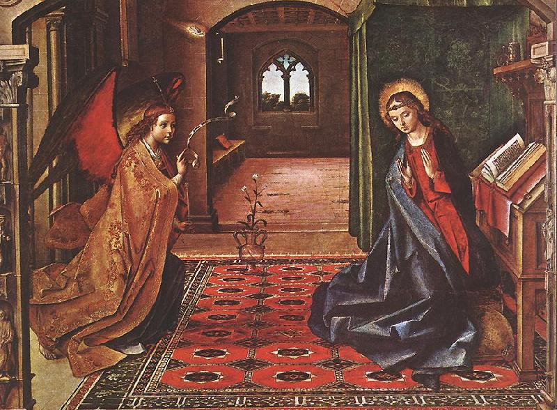 BERRUGUETE, Pedro Annunciation xnitte China oil painting art